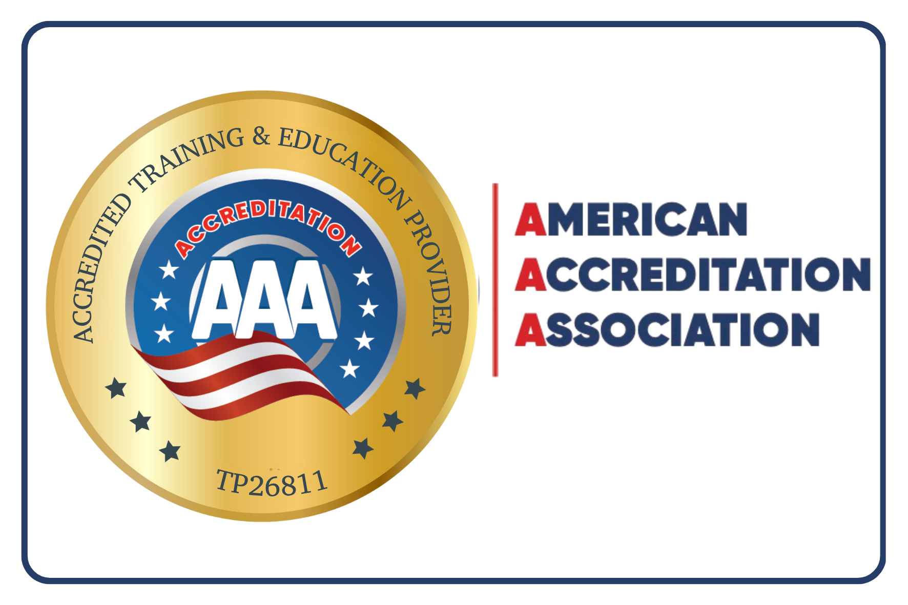 American Accreditation Association accreditation symbol